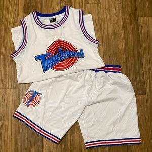 Tune Squad Taz Space Jam Jersey and Shorts